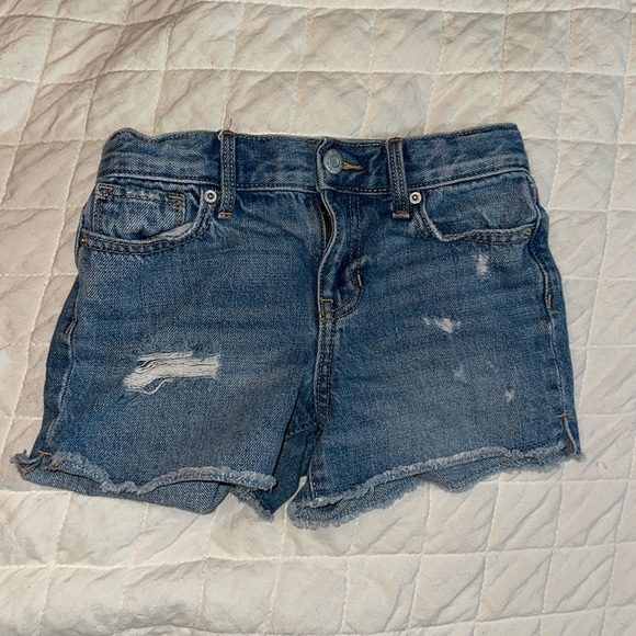 OLD NAVY Adjustable Waist Girls Denim Shorts Size 6 - Picture 1 of 4